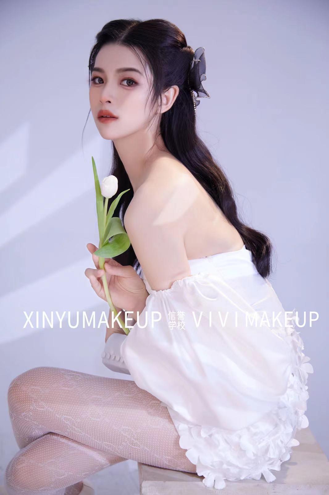 珠海美容培训-白开水妆容温柔纯欲