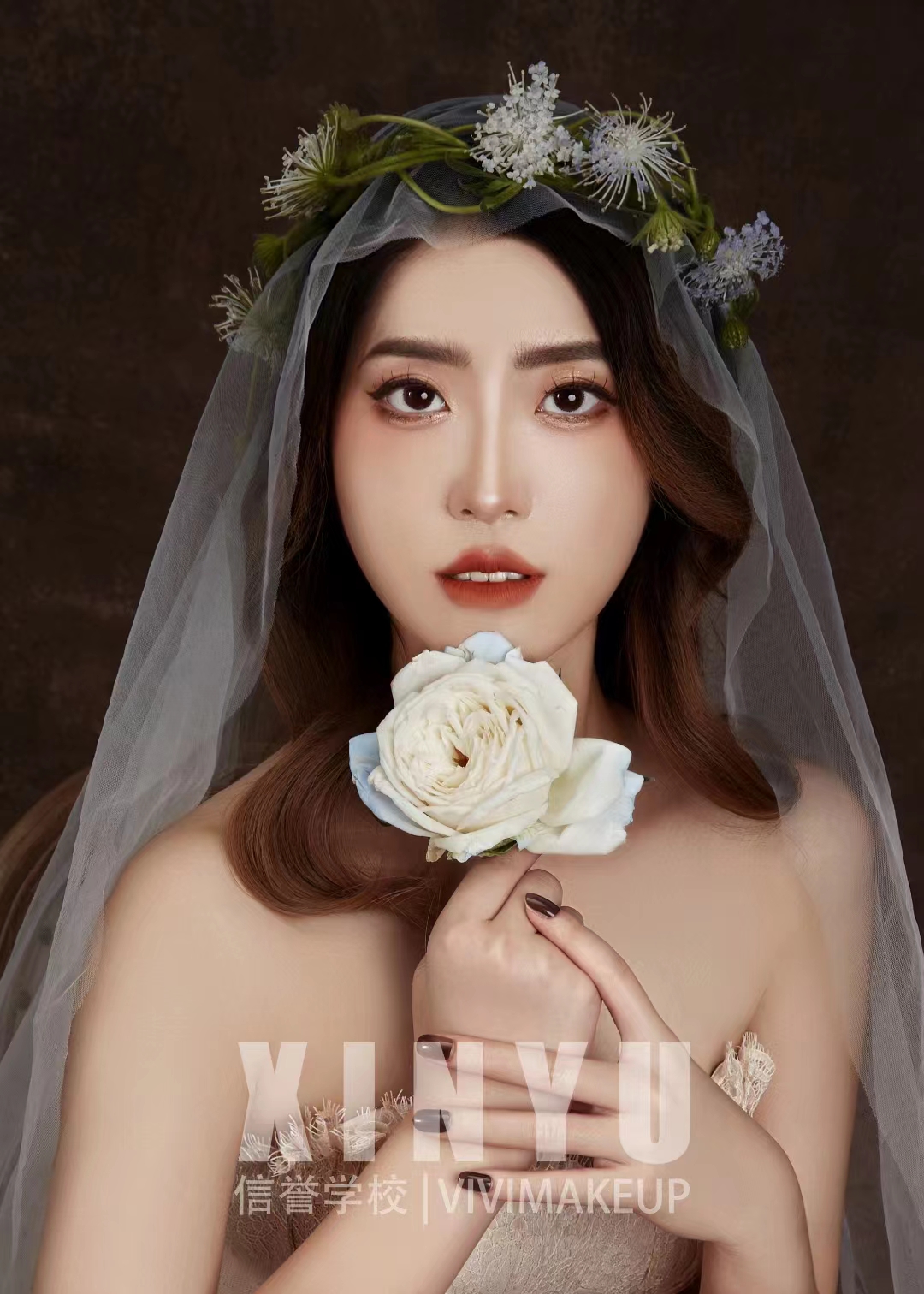 法式少女油画造型