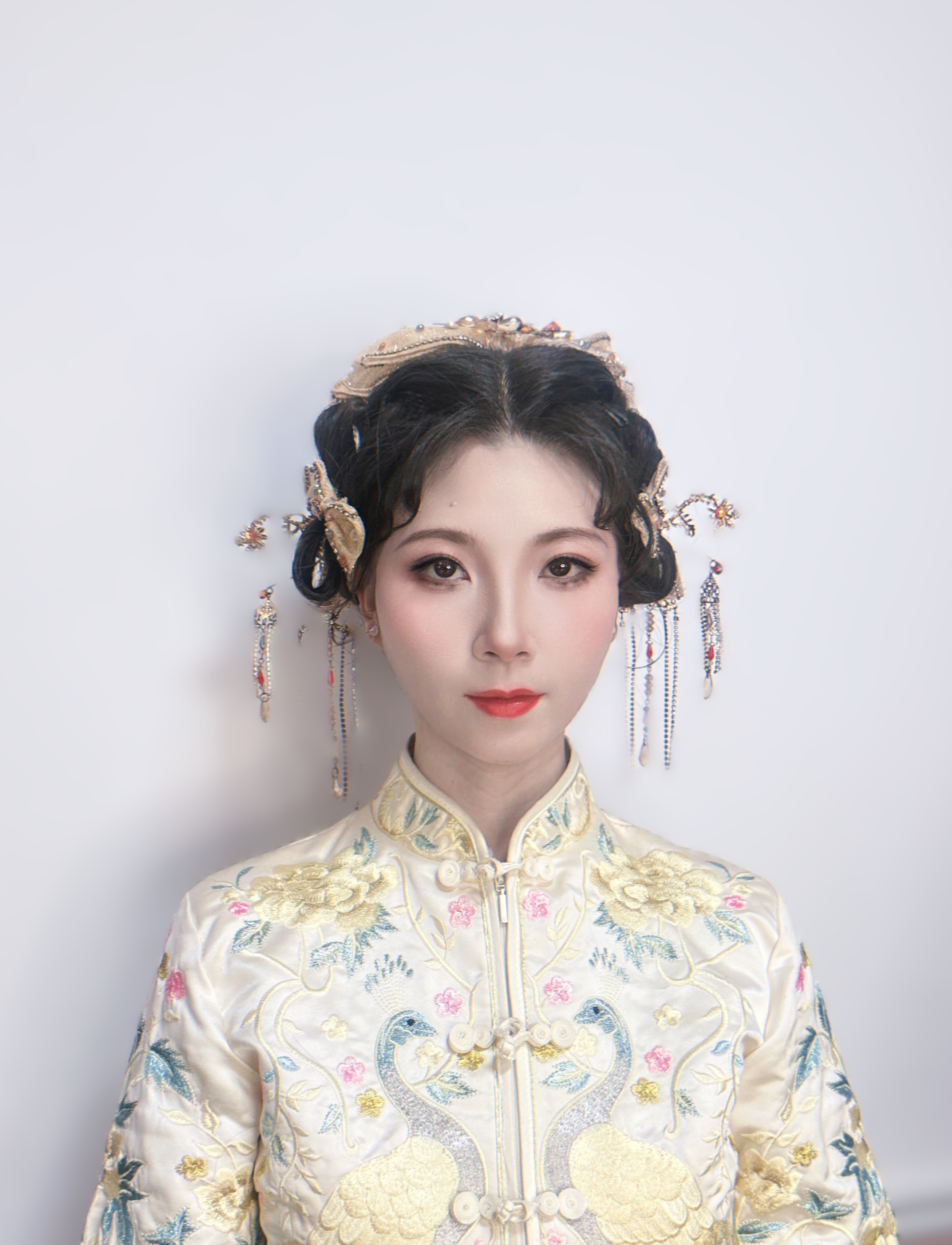 轻复古新娘造型